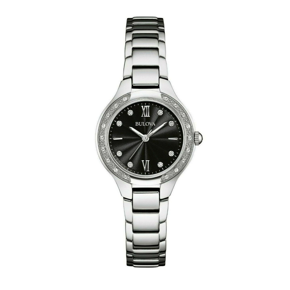 Bulova Women&#39;s 96R207 Diamond Diamond Stainless Steel Watch