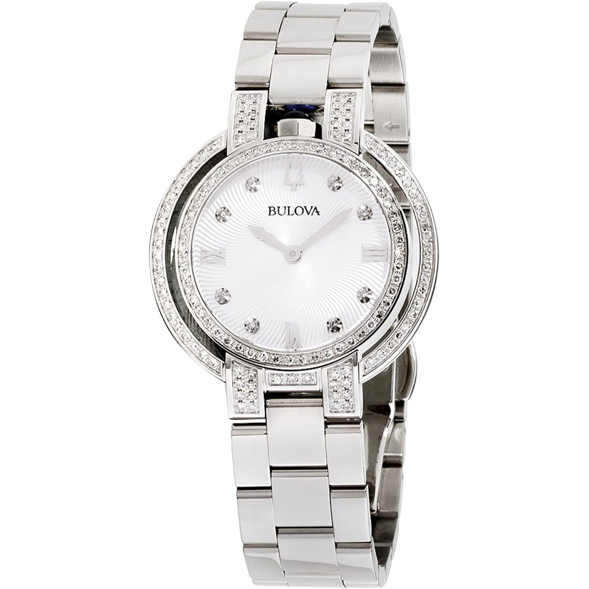 Bulova Women's 96R220 Rubaiyat Diamonds Stainless Steel Watch
