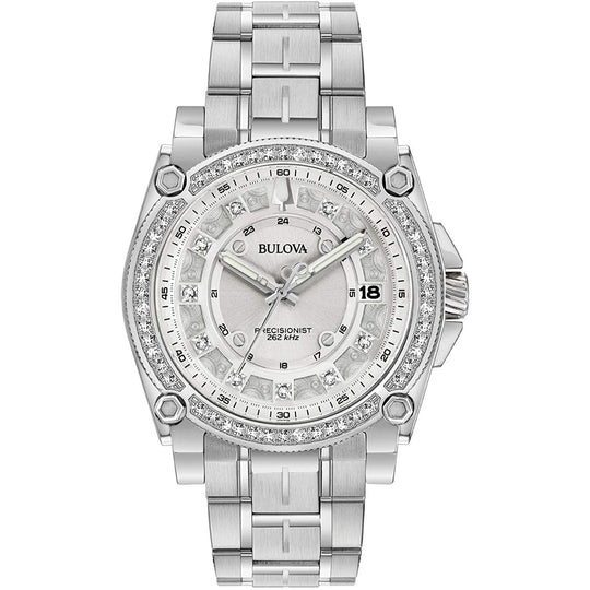 Bulova Women's 96R226 Precisionist Diamonds Stainless Steel Watch