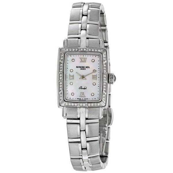 Raymond Weil Women&#39;s 9741-STS-00995 Parsifal Diamond Stainless Steel Watch