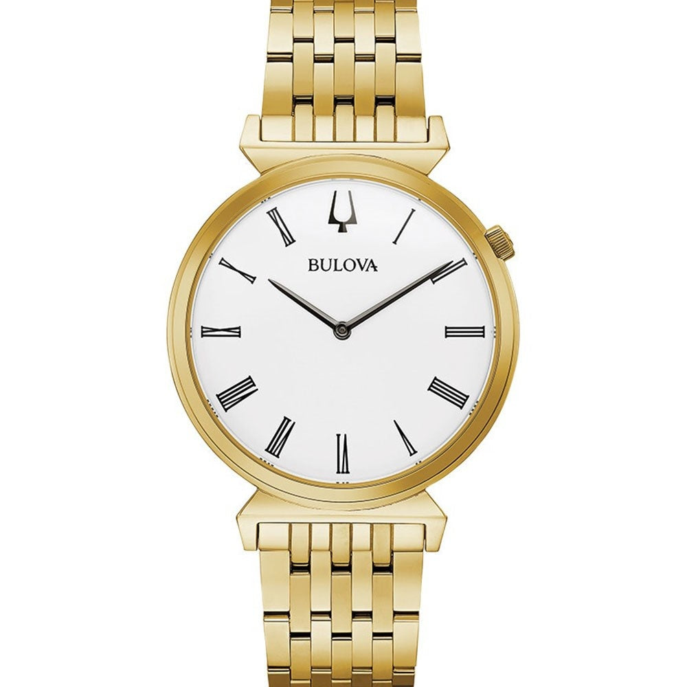 Bulova Men's 97A153 Regatta Gold-Tone Stainless Steel Watch