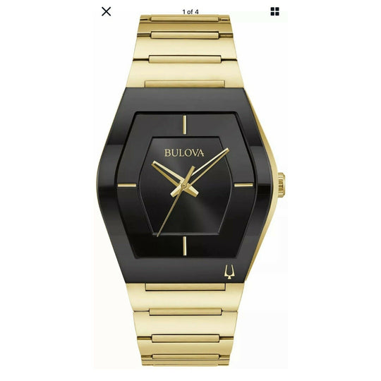 Bulova Men's 97A164 Futuro Gold-Tone Stainless Steel Watch