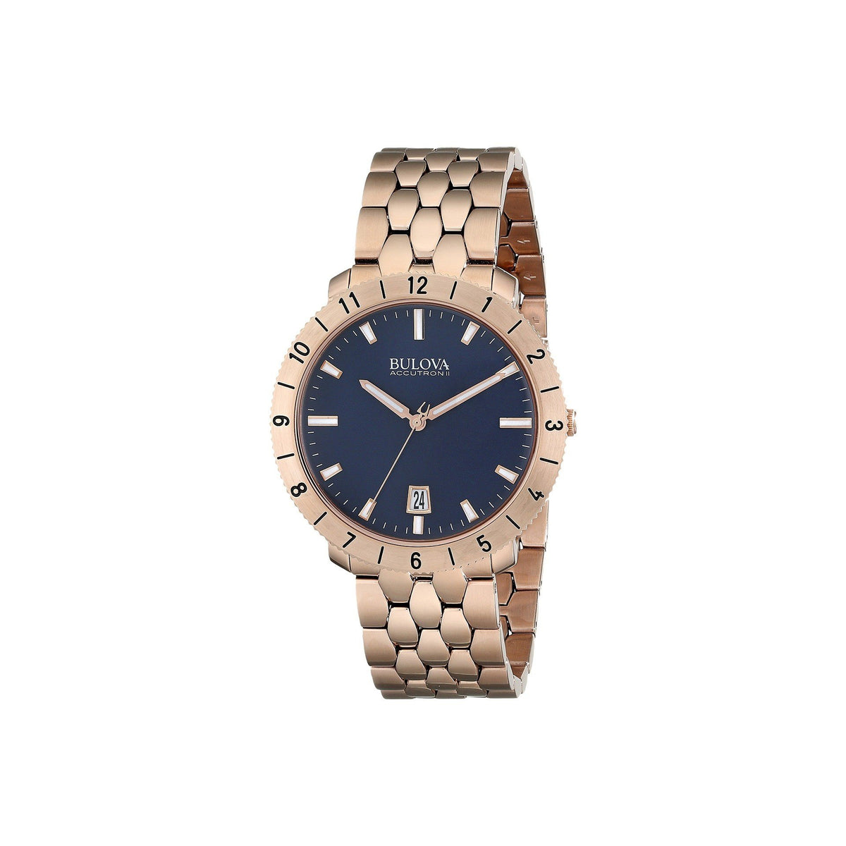 Bulova Men's 97B130 Accutron II Rose-Tone Stainless Steel Watch