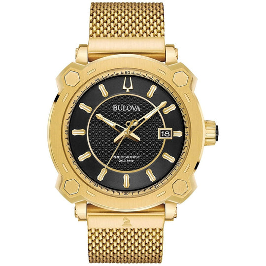 Bulova Men's 97B163 Grammy Precisionist Gold-Tone Stainless Steel Watch