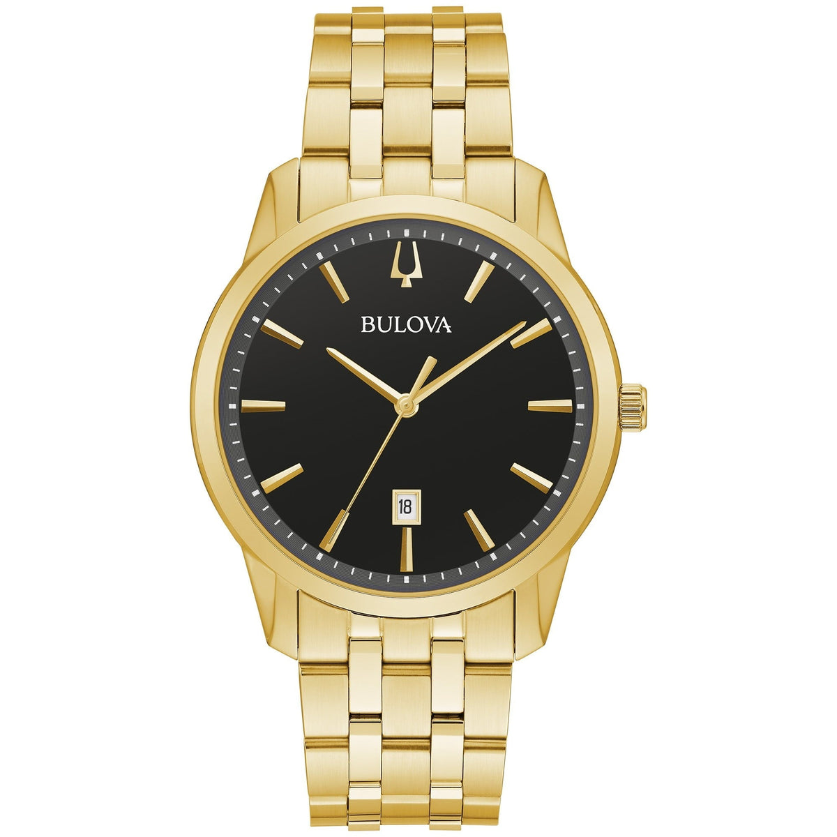 Bulova Men's 97B194 Bulova Gold-Tone Stainless Steel Watch