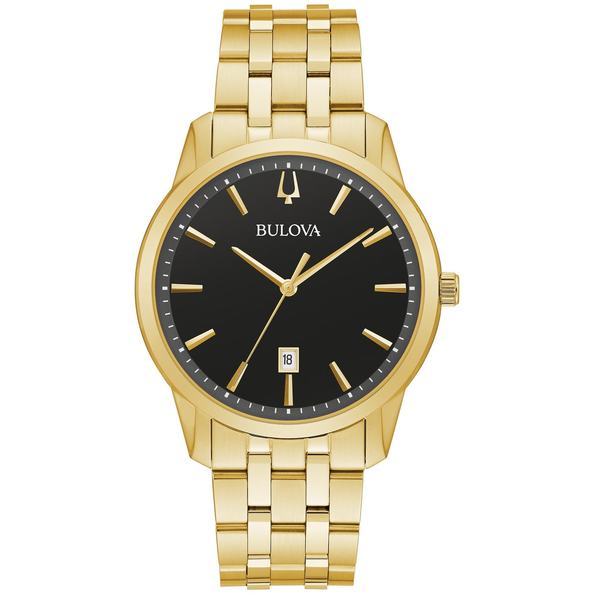 Bulova Men&#39;s 97B194 Bulova Gold-Tone Stainless Steel Watch