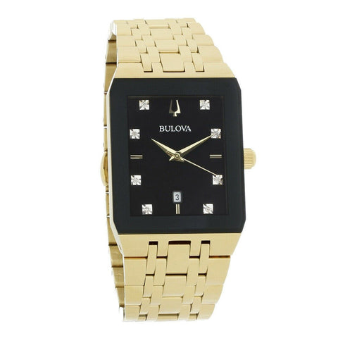 Bulova Men's 97D118 Modern  Gold-Tone Stainless Steel Watch