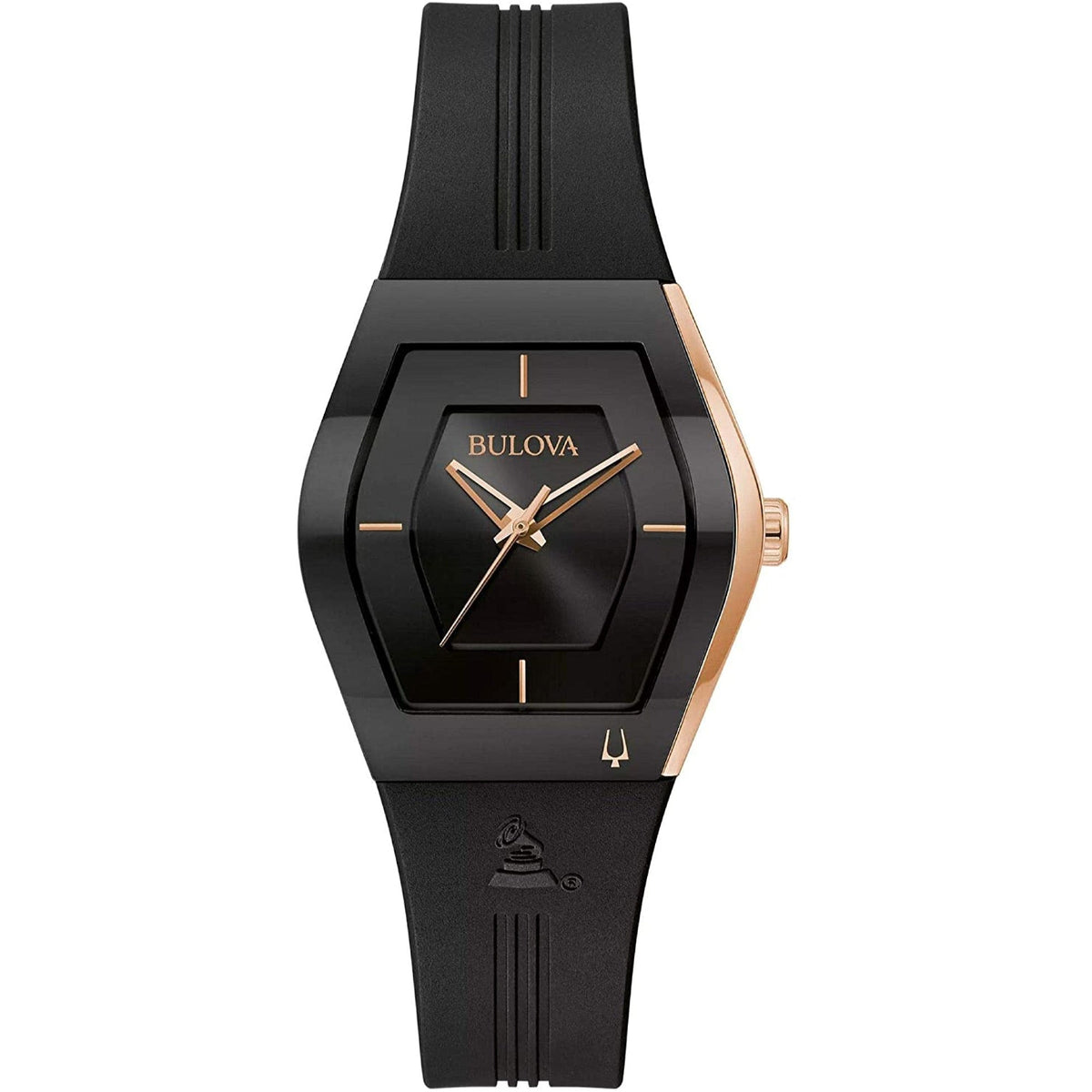 Bulova Women's 97L163 Bulova Black Silicon Watch