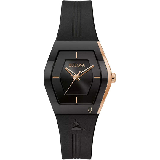 Bulova Women's 97L163 Bulova Black Silicon Watch