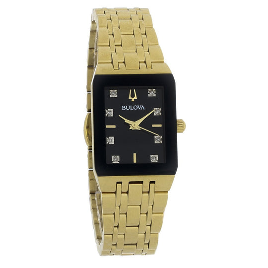 Bulova Women's 97P135 Diamond Gold-Tone Stainless Steel Watch