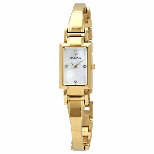 Bulova Women's 97P141 Classic Diamonds Gold Stainless Steel Watch