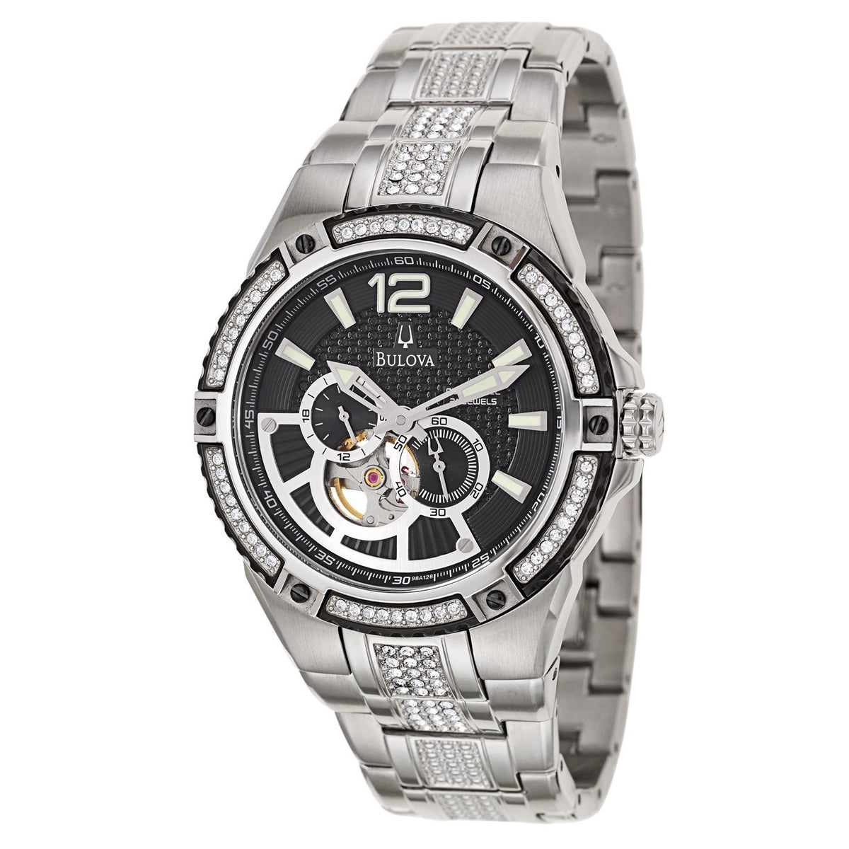 Bulova Men's 98A128 BVA Series Automatic Chronograph Stainless Steel Watch
