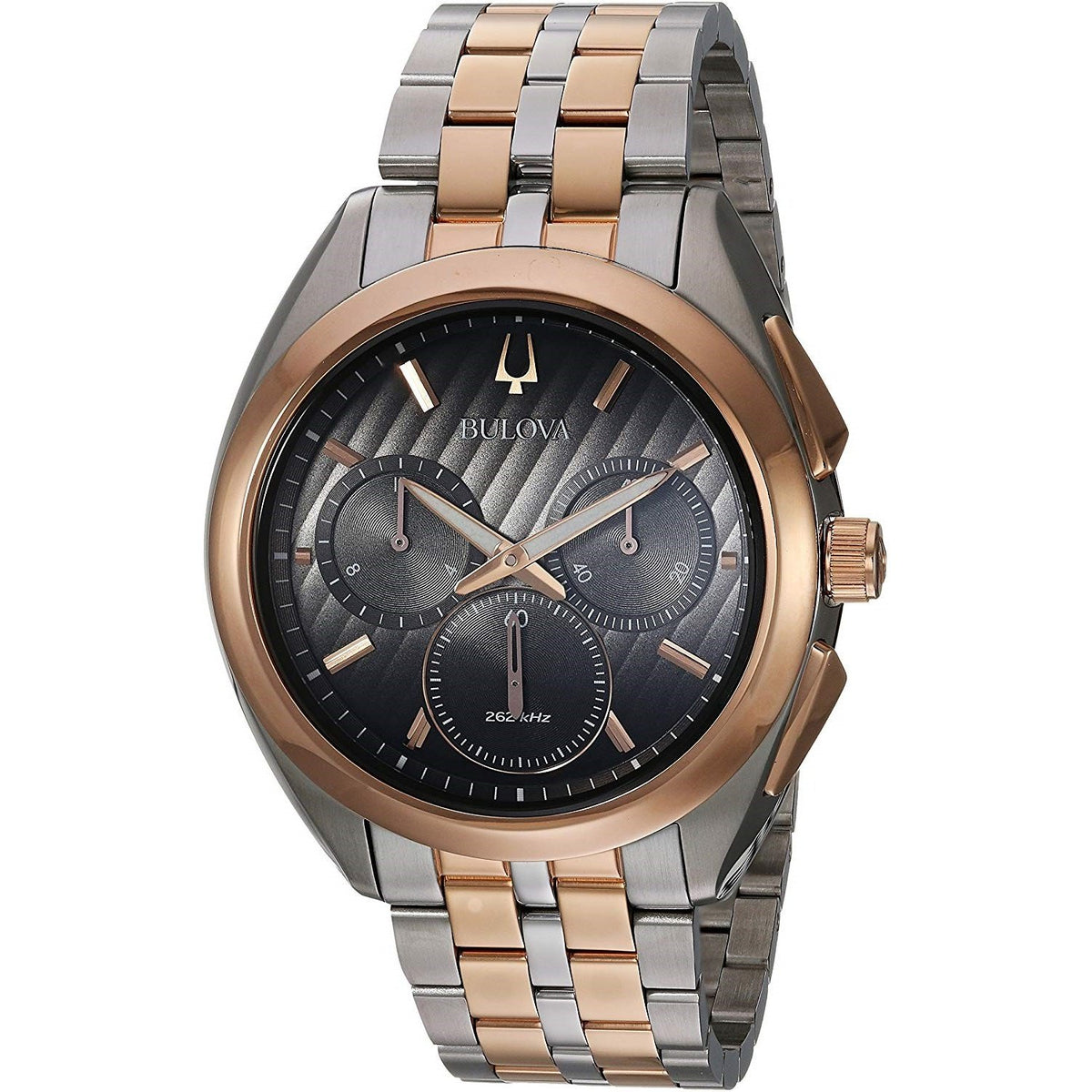 Bulova Men's 98A160 Curv Chronograph Two-Tone Stainless Steel Watch