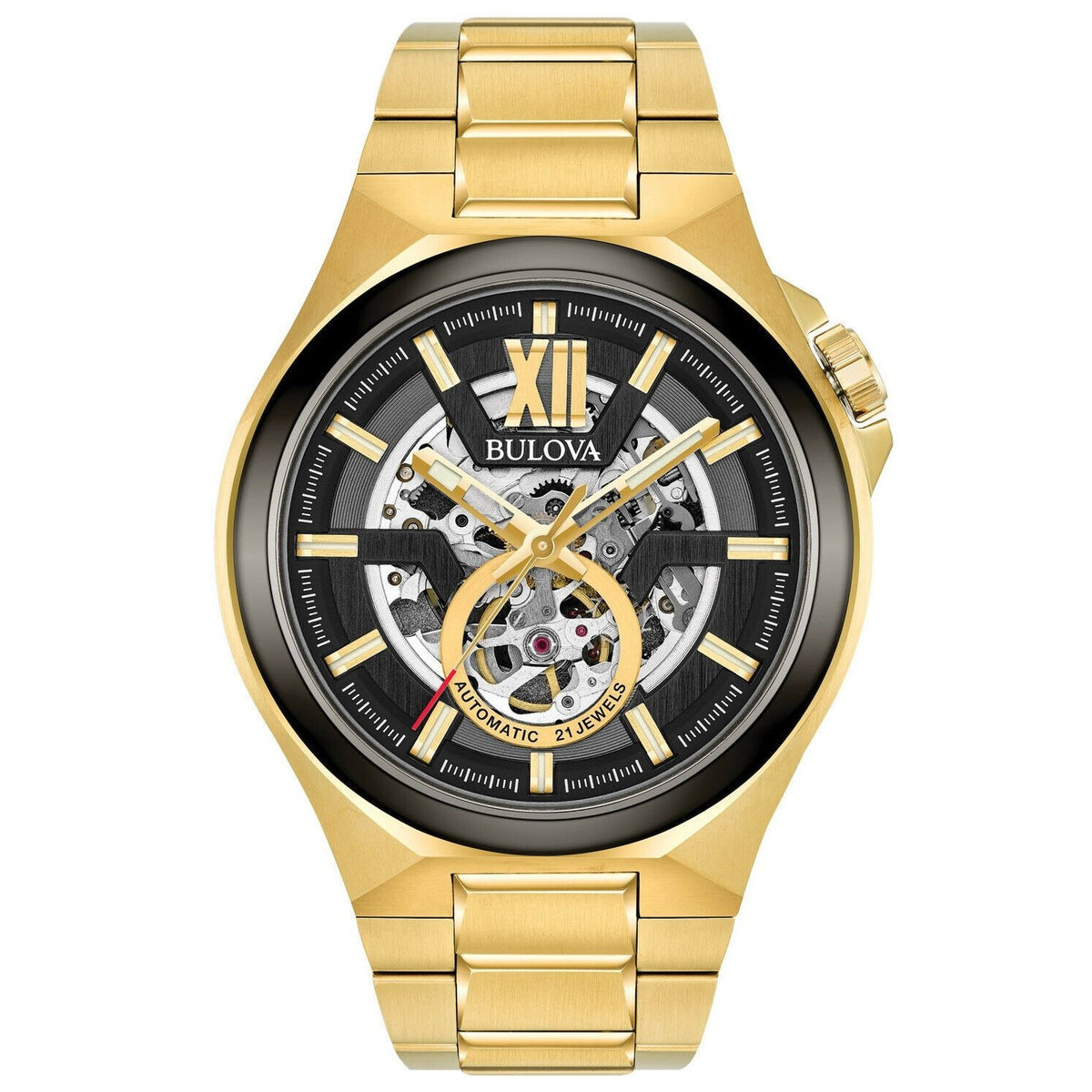 Bulova Men&#39;s 98A178 Classic Gold-Tone Stainless Steel Watch