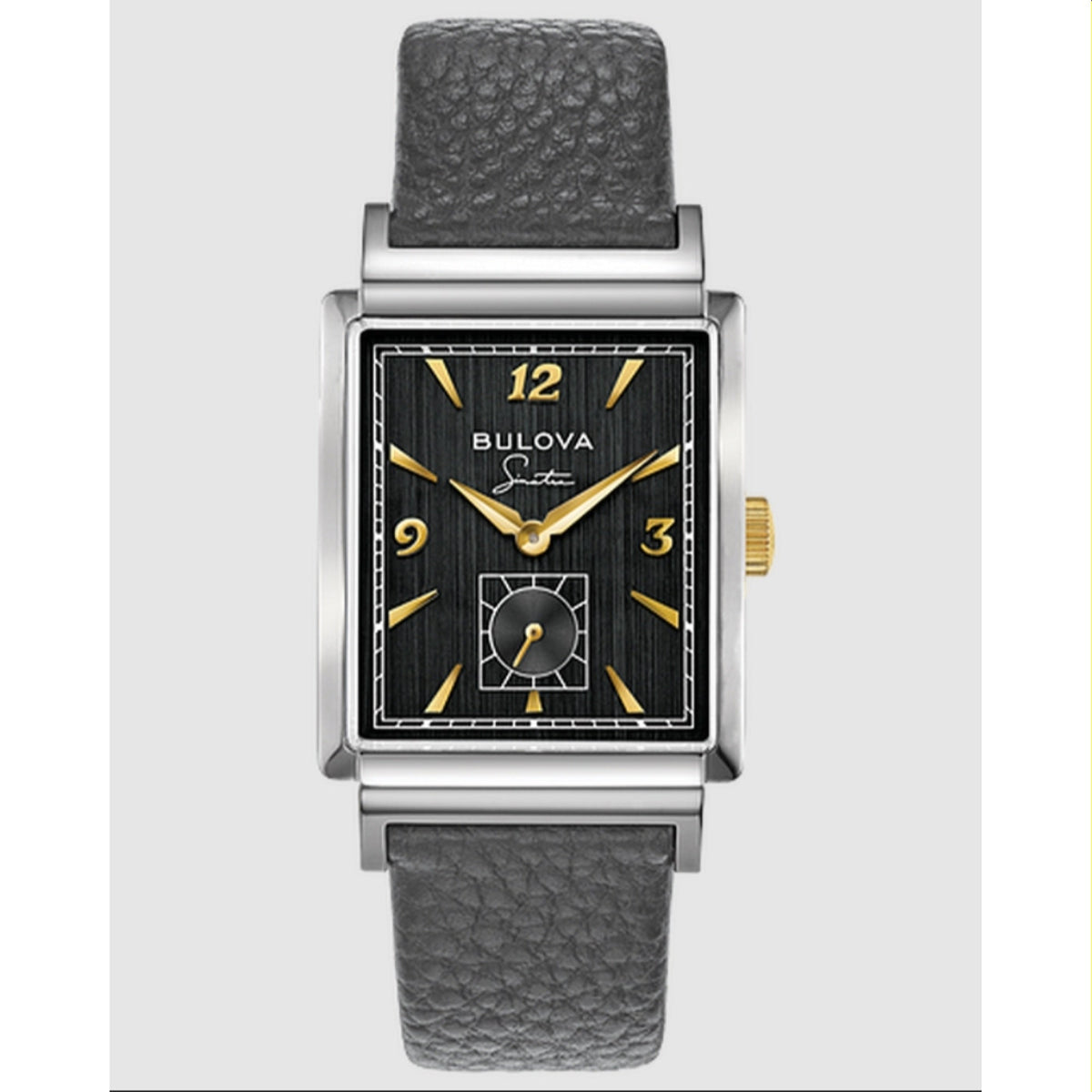 Bulova Men&#39;s 98A261 Grey Leather Watch