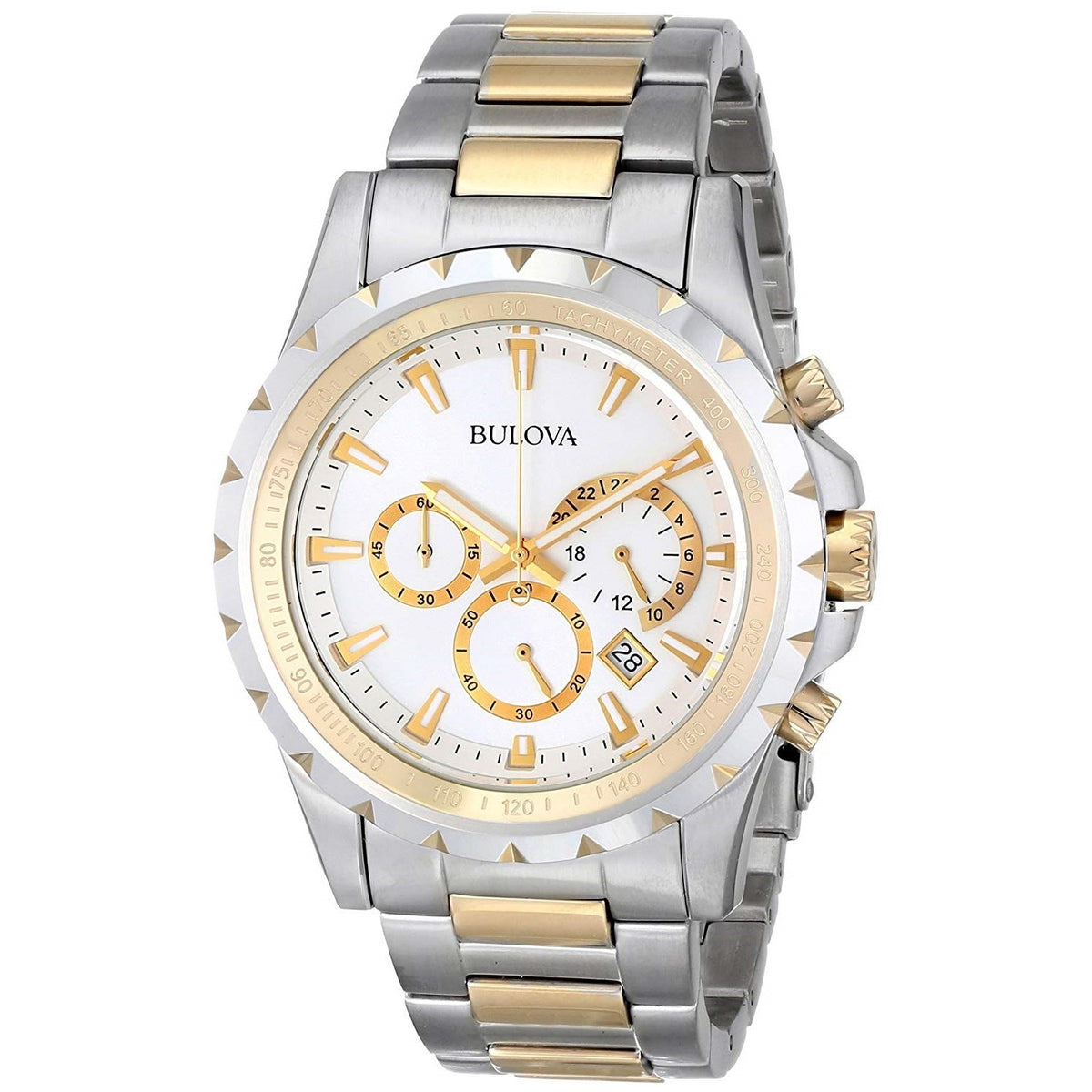 Bulova Men's 98B014 Marine Star Chronograph Two-Tone Stainless Steel Watch