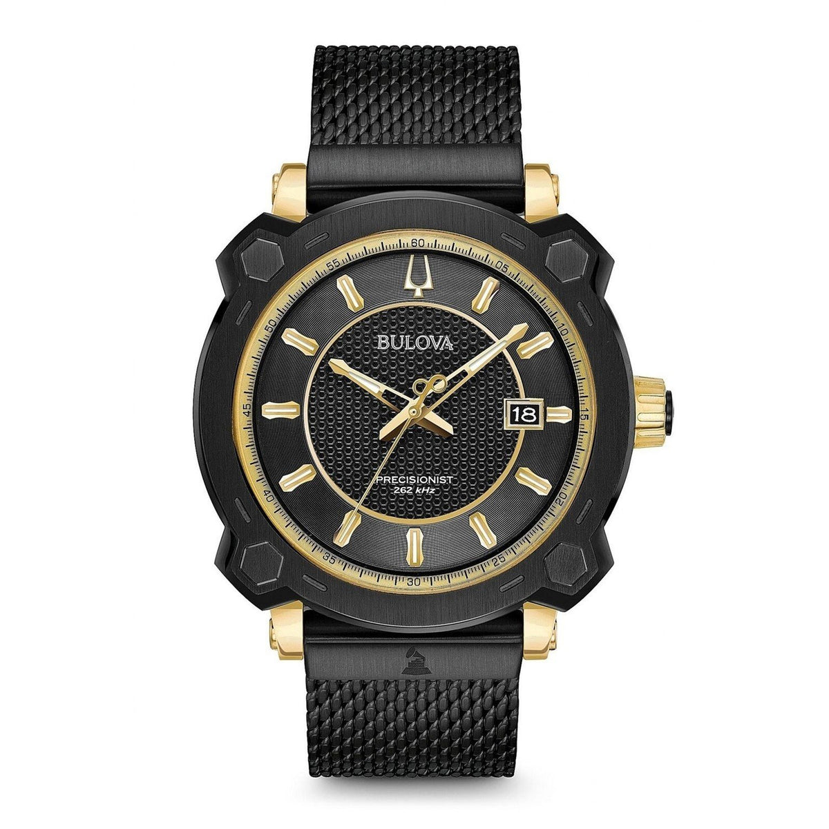 Bulova Men's 98B303 Precisionist Black Stainless Steel Watch