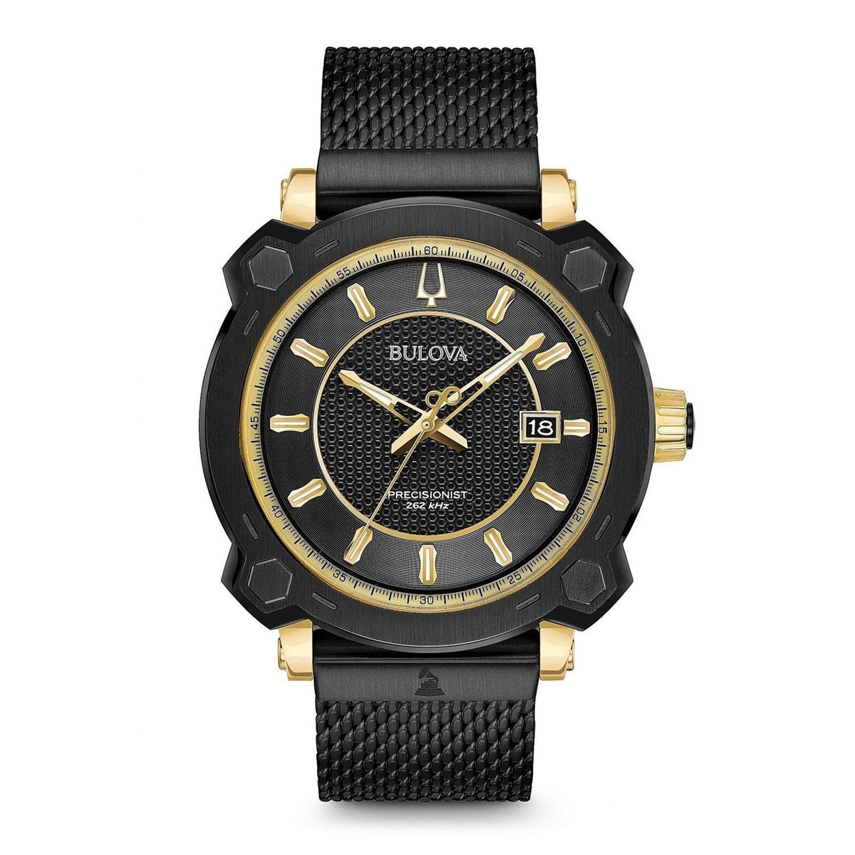 Bulova Men&#39;s 98B303 Precisionist Black Stainless Steel Watch