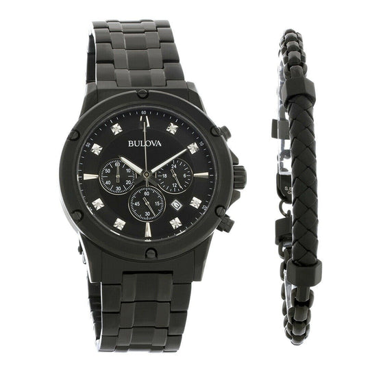 Bulova Men's 98K105 Bulova Chronograph Brown Leather Watch