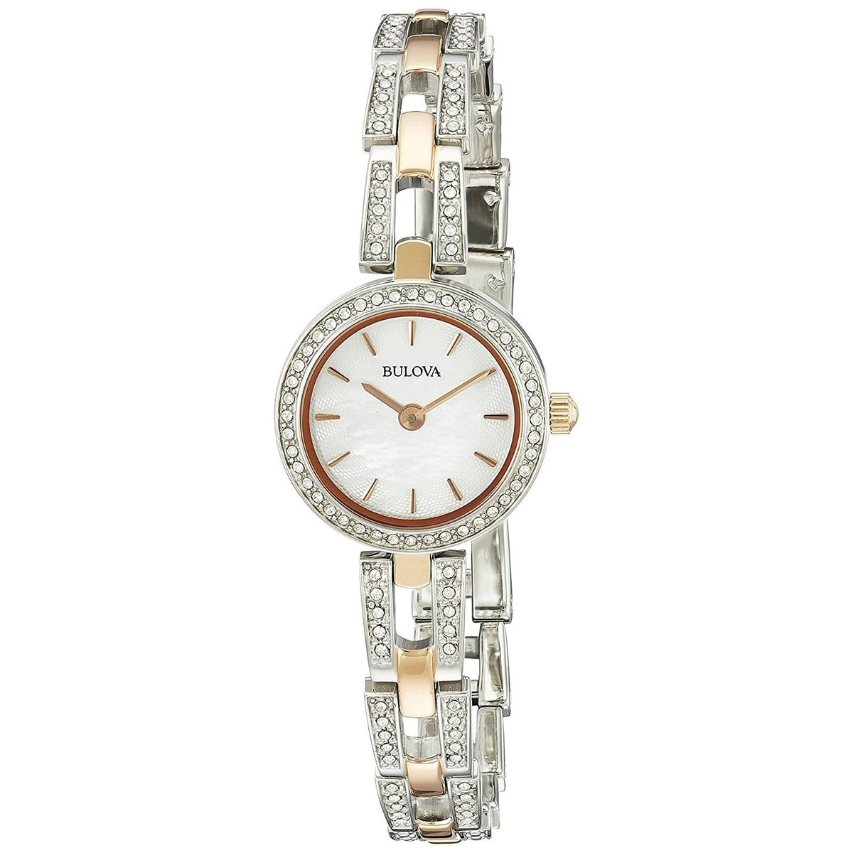Bulova Women's 98L212 Crystal Two-Tone Stainless Steel Watch