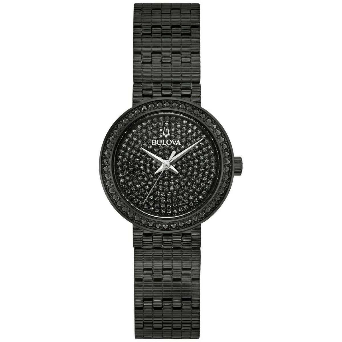 Bulova Women&#39;s 98L279 Bulova Black Stainless Steel Watch