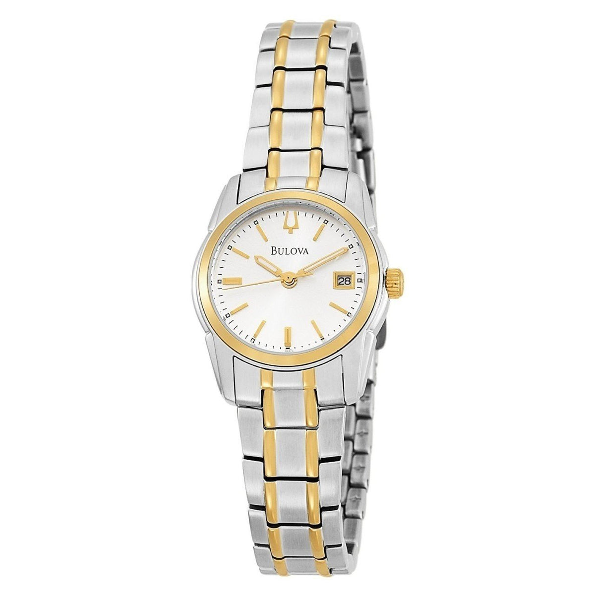 Bulova Women&#39;s 98M105 Bulova Two-Tone Stainless Steel Watch