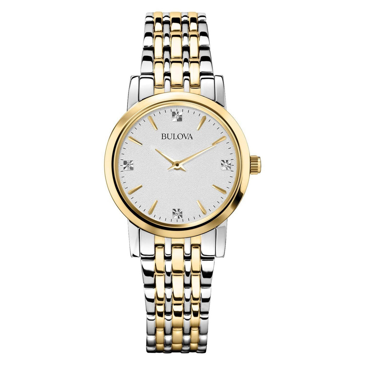 Bulova Women&#39;s 98P115 Casual  Gold-Tone Stainless Steel Watch