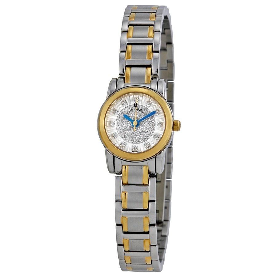 Bulova Women&#39;s 98P133 Highbride Two-Tone Stainless Steel Watch
