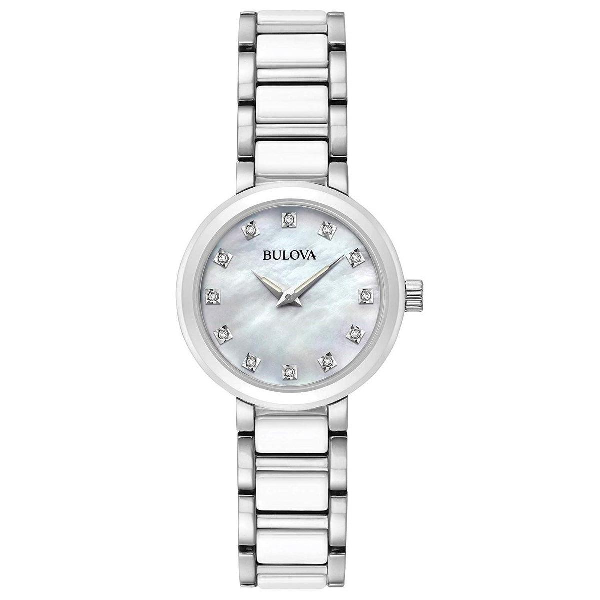 Bulova Women&#39;s 98P158 Crystal Crystal Stainless Steel Watch