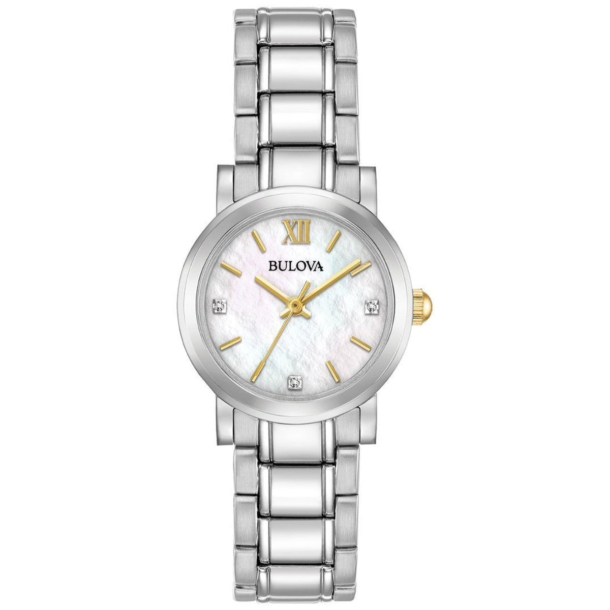 Bulova Women's 98P164 Diamond Stainless Steel Watch