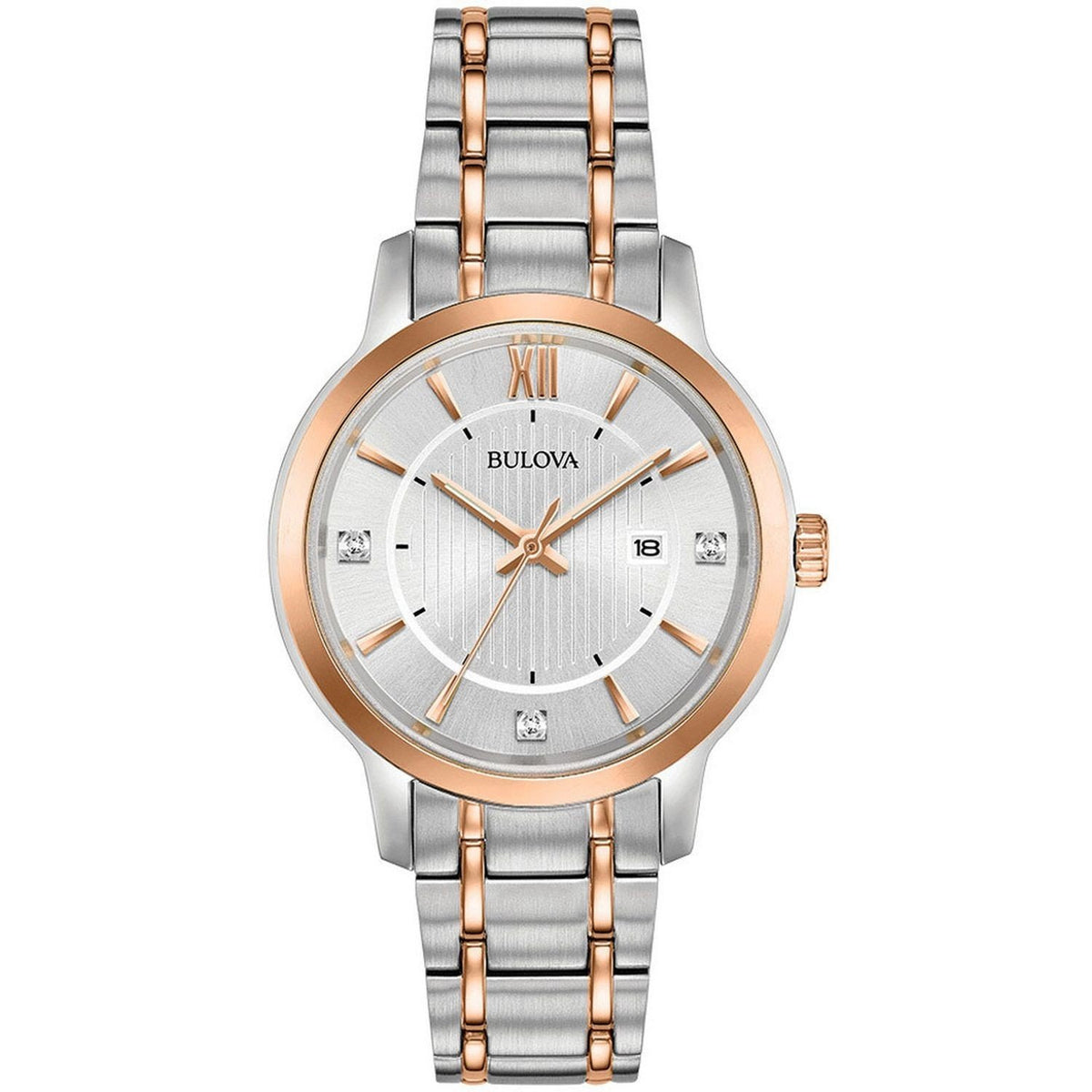 Bulova Women's 98P176 Classic Crystal Two-Tone Stainless Steel Watch