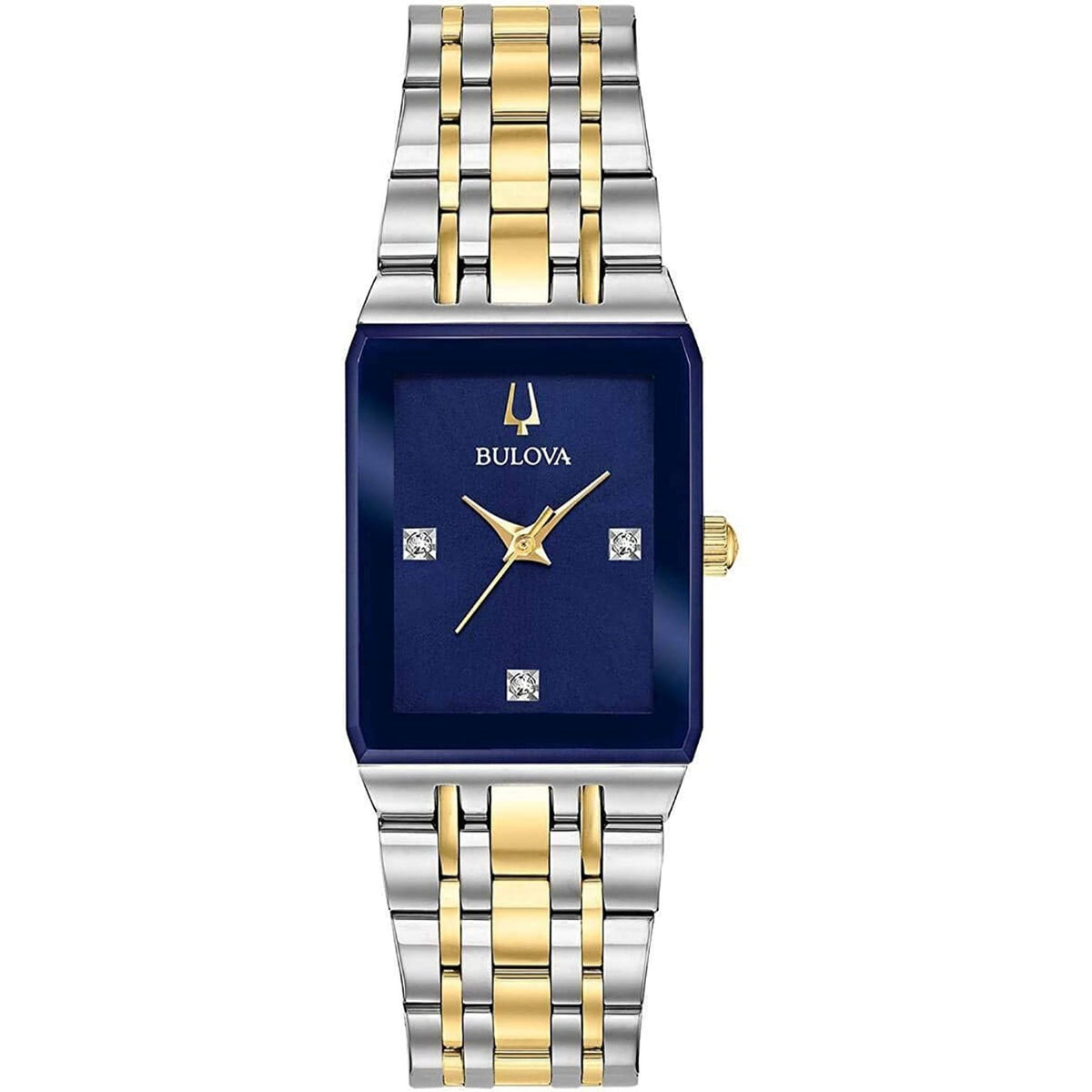 Bulova Women's 98P177 Quadra Diamond Two-Tone Stainless Steel Watch