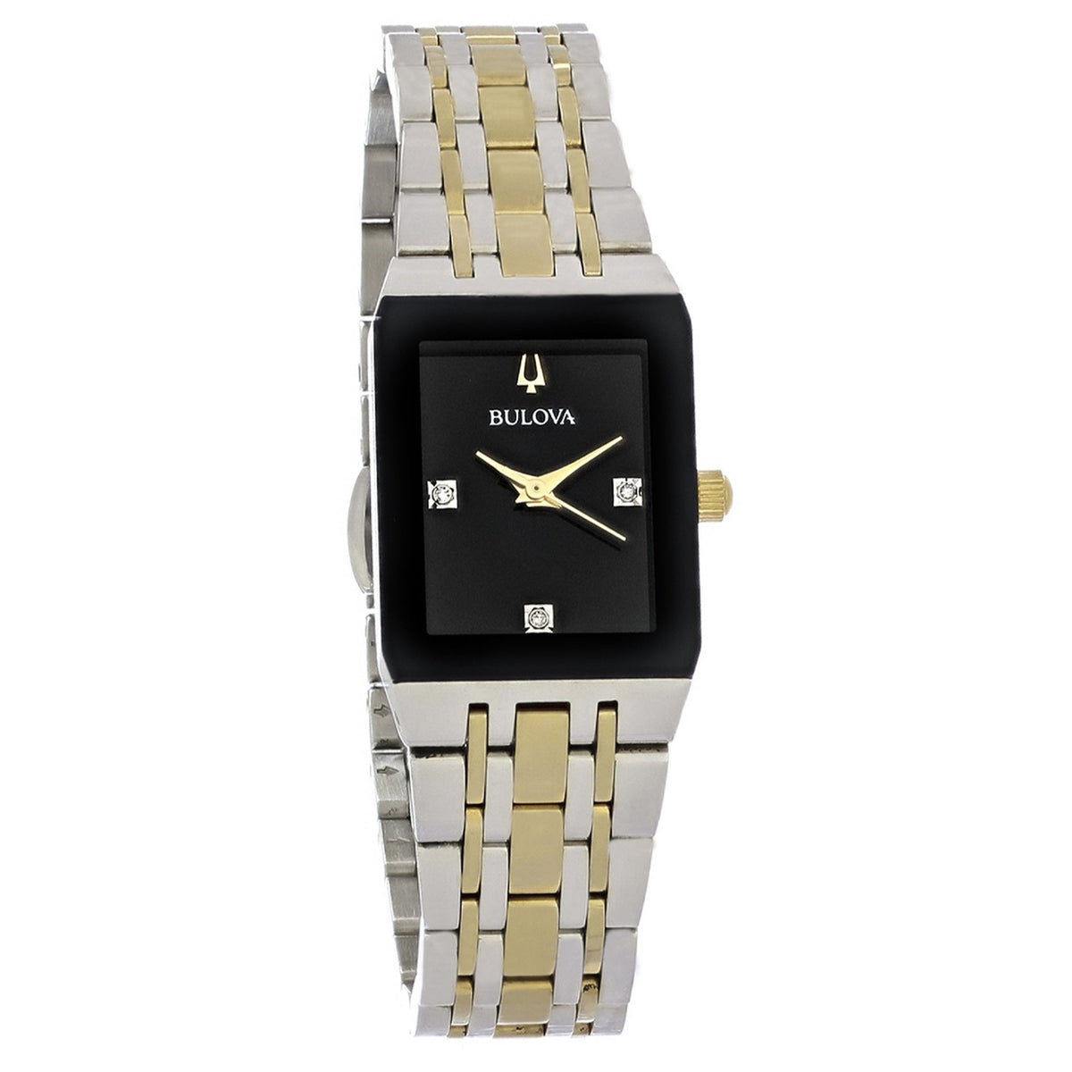 Bulova Women&#39;s 98P185 Diamond Two-Tone Stainless Steel Watch