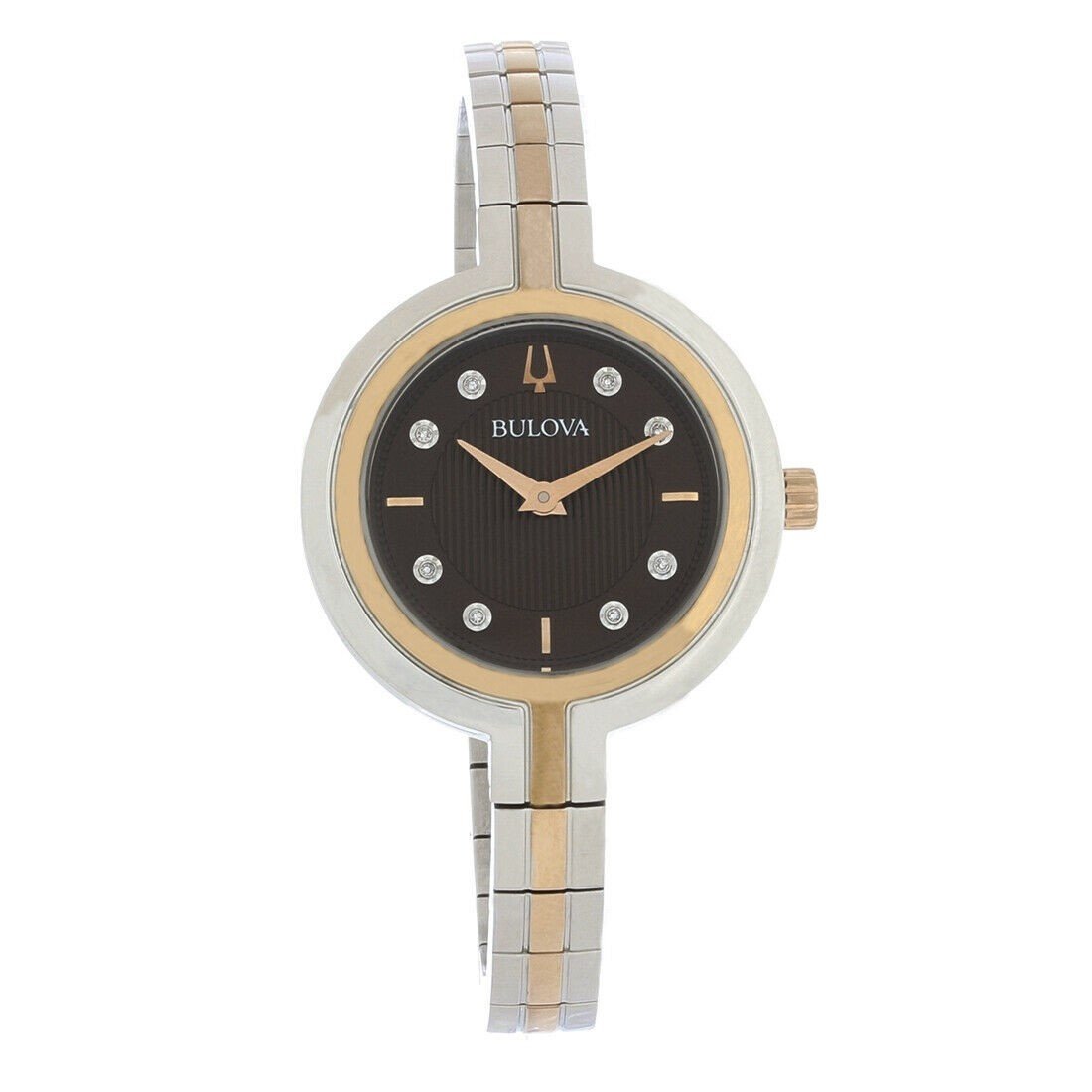 Bulova Women's 98P194 Rhapsody Two-Tone Stainless Steel Watch Bezali