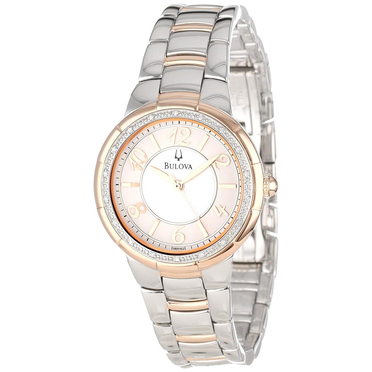 Bulova Women's 98R162 Diamond Two-Tone Stainless Steel Watch