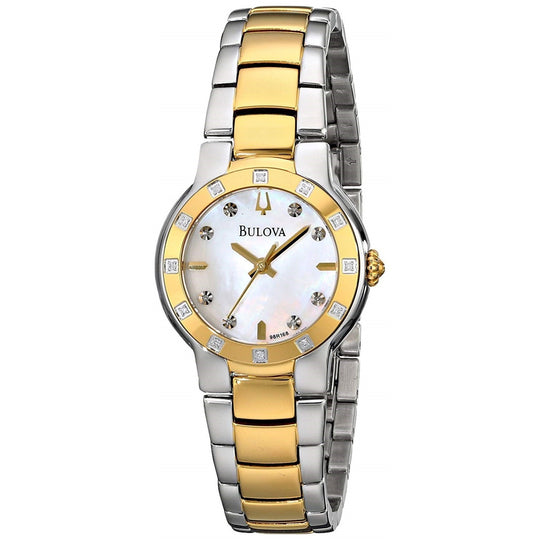 Bulova Women's 98R168 Diamond Two-Tone Stainless Steel Watch