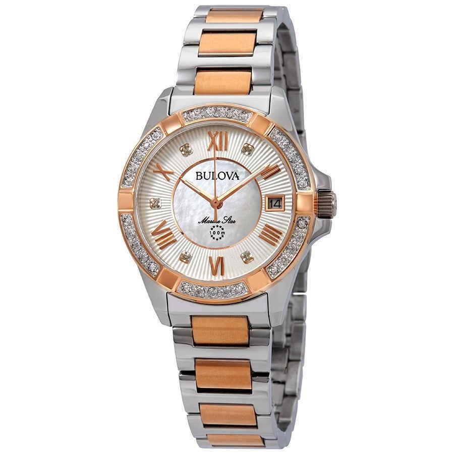 Bulova Women's 98R234 Marine Star Two-Tone Stainless Steel Watch