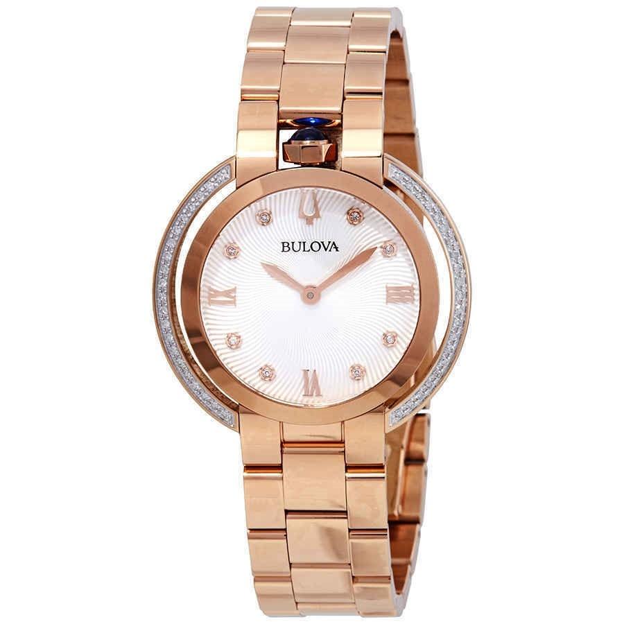 Bulova Women&#39;s 98R248 Curv Two-Tone Stainless Steel Watch