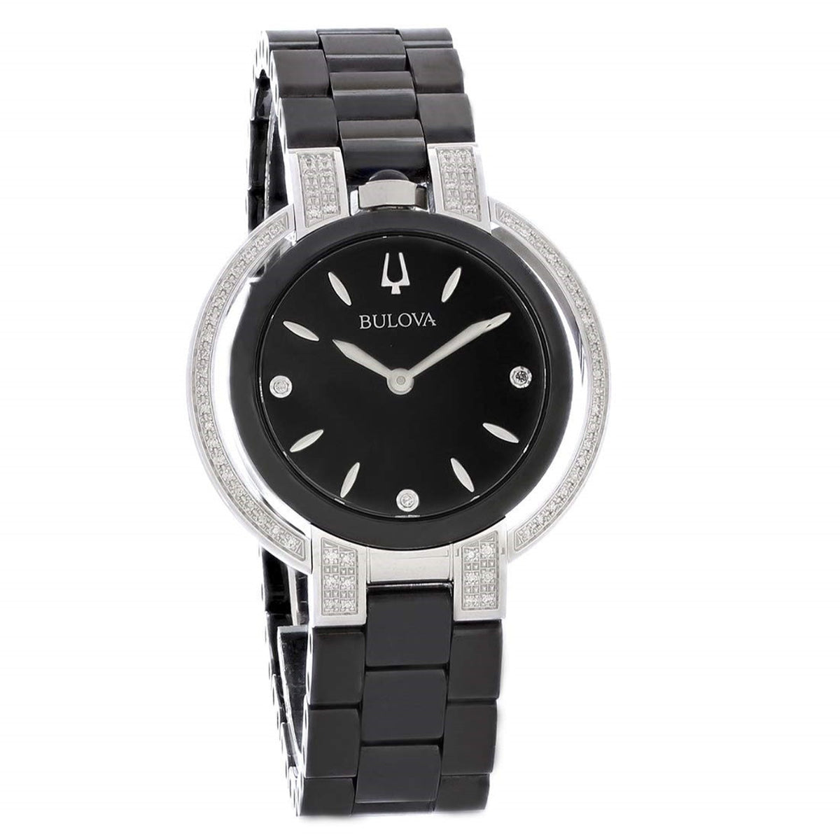 Bulova Women's 98R266 Rubaiyat Black Ceramic Watch