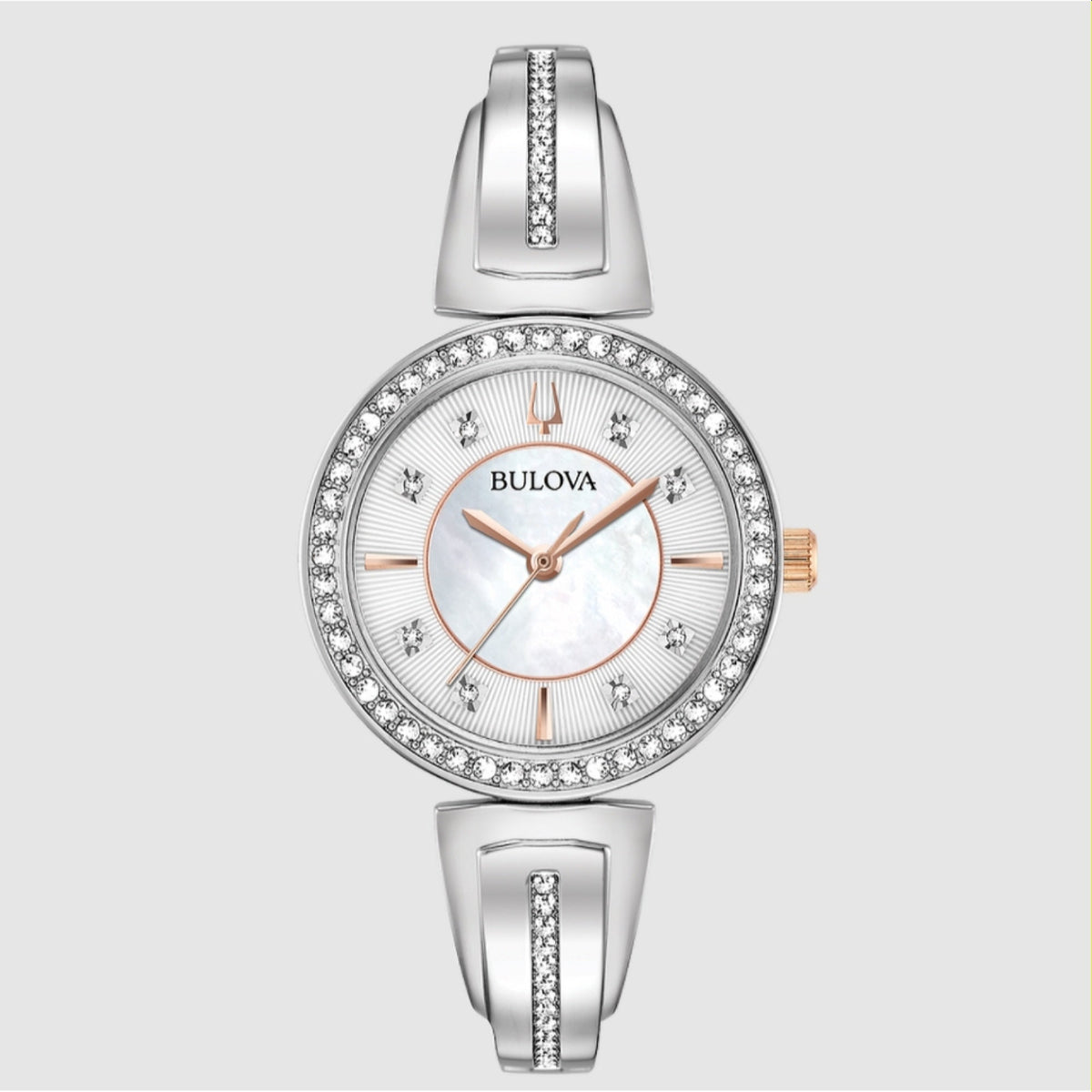 Bulova Women's 98X126 Crystal Crystal Stainless Steel Watch