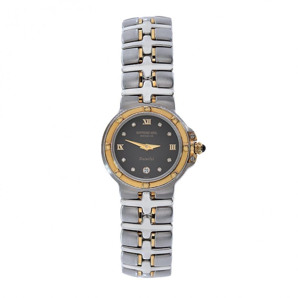 Raymond Weil Women&#39;s 9990-DD Parsifal Diamond Two-Tone Stainless Steel Watch
