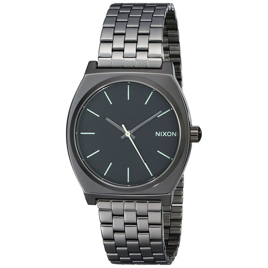 Nixon Men's A045-1885 Time teller Black Stainless Steel Watch
