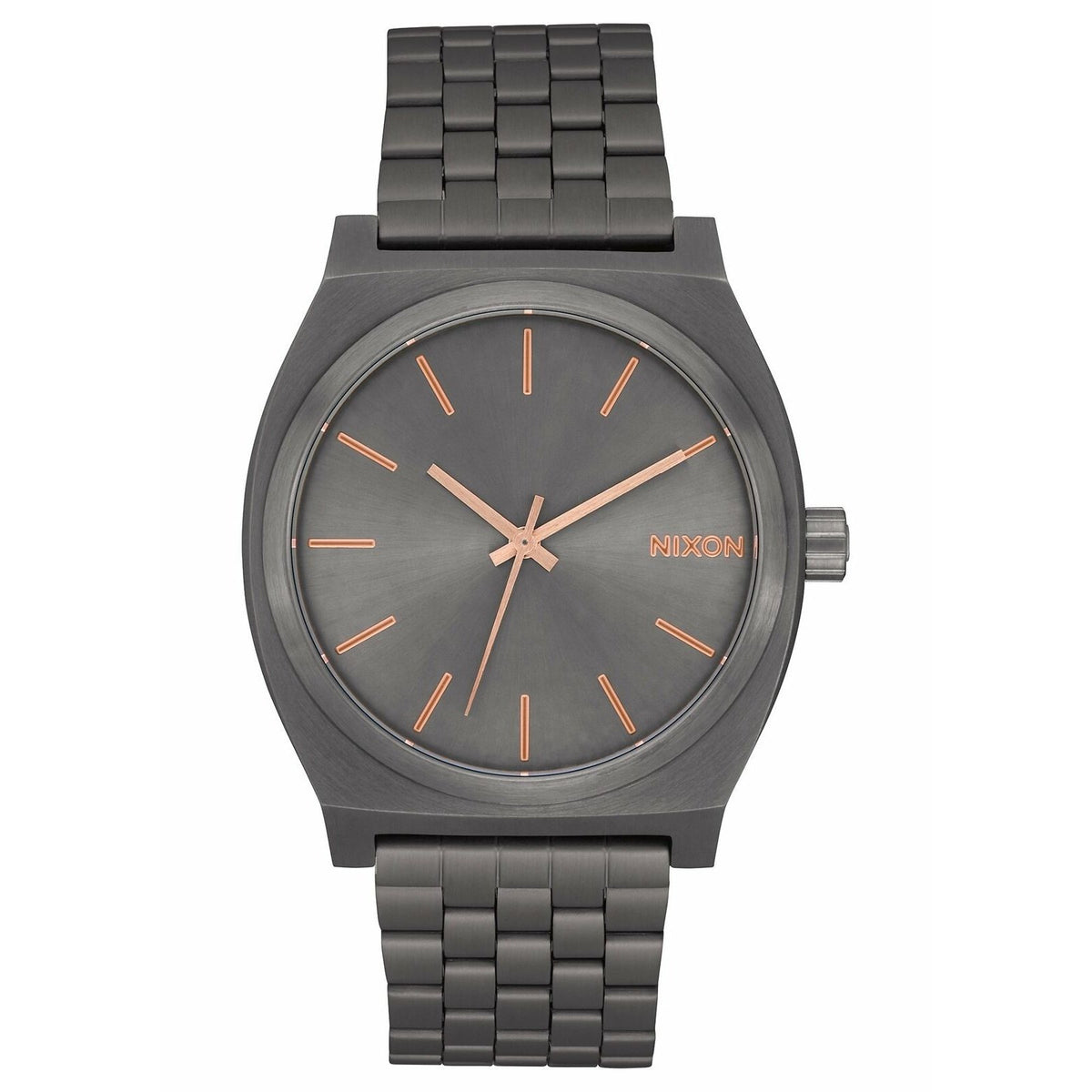 Nixon Men&#39;s A045-2785 Time Teller Grey Stainless Steel Watch