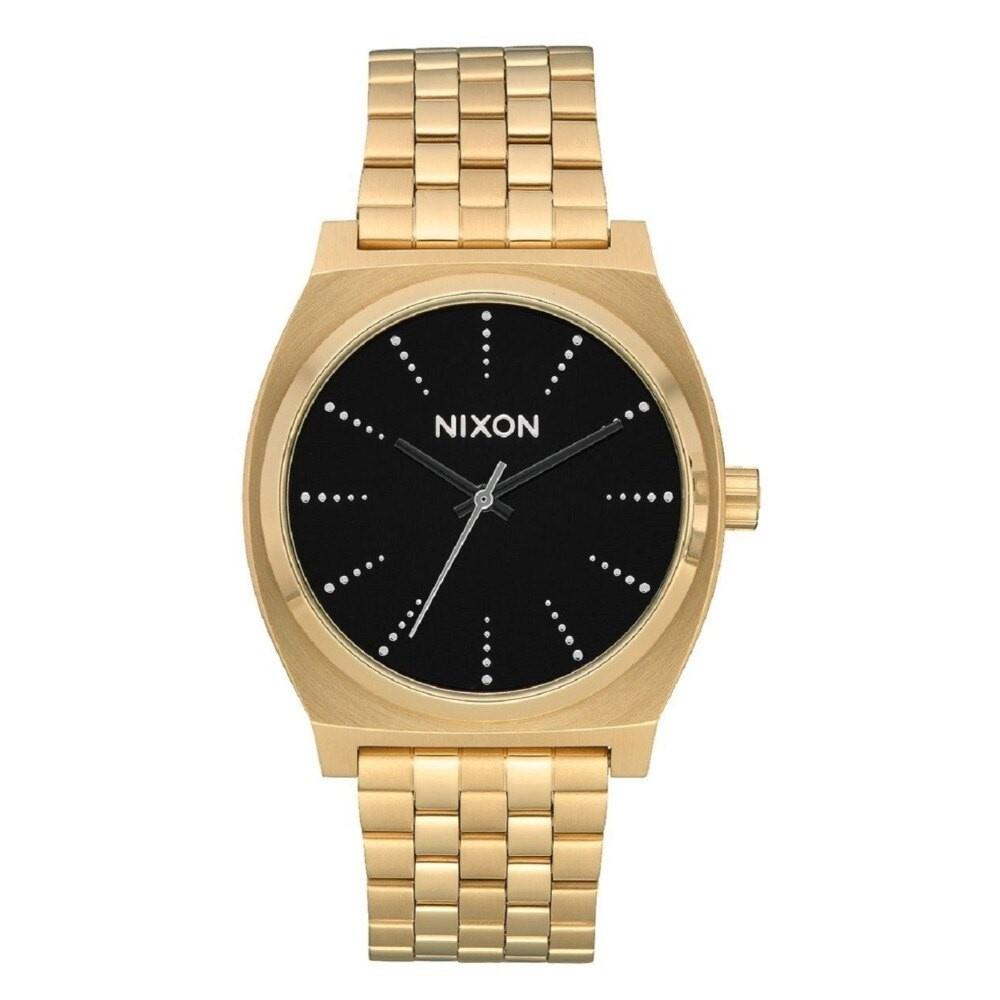 Nixon Men&#39;s A045-2879 Time Teller Gold-Tone Stainless Steel Watch
