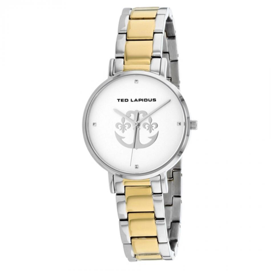 Ted Lapidus Women's A0742BAPX Classic Two-Tone Stainless Steel Watch