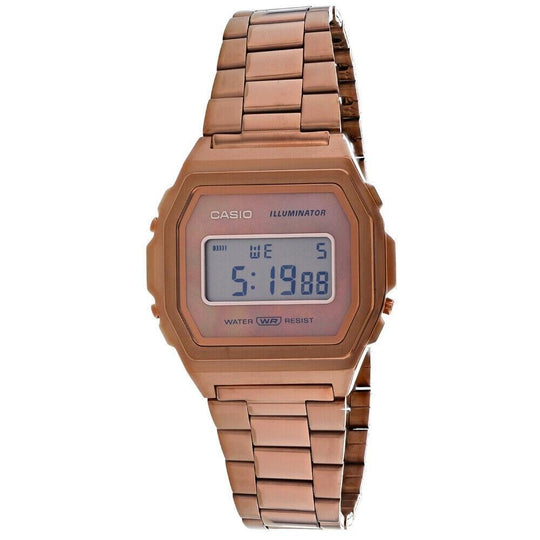 Casio Men's A1000RG-5VT Vintage Rose Gold-Tone Stainless Steel Watch