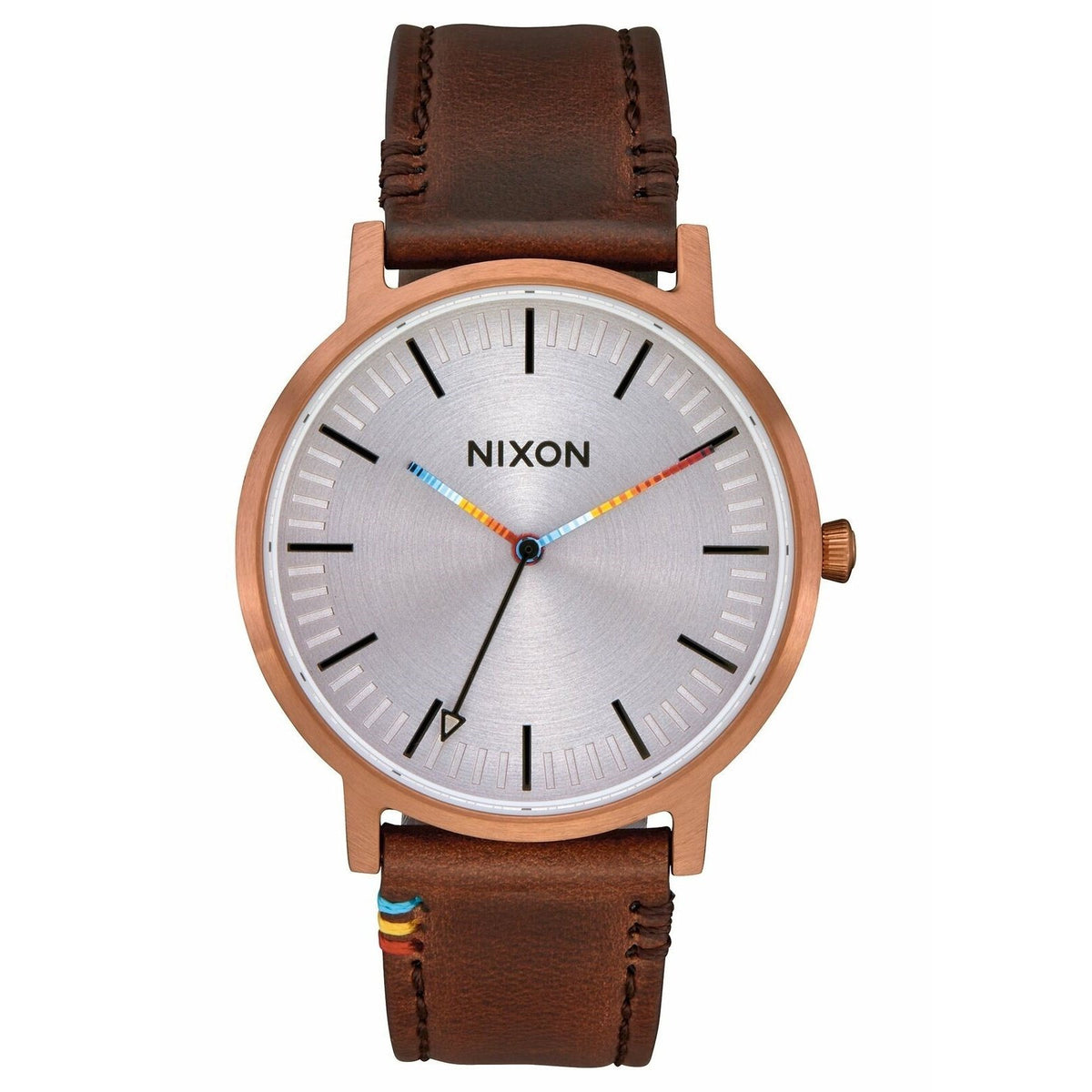 Nixon Men's A1058-3173 Porter Brown Leather Watch