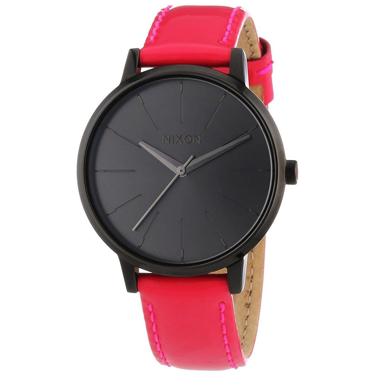 Nixon Women&#39;s A108-1394 Kensington Pink Leather Watch