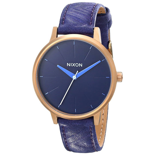 Nixon Women's A108-1674 Kensington Purple Leather Watch