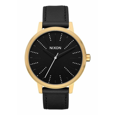 Nixon Unisex A108-2879 Kensington Black Leather Watch